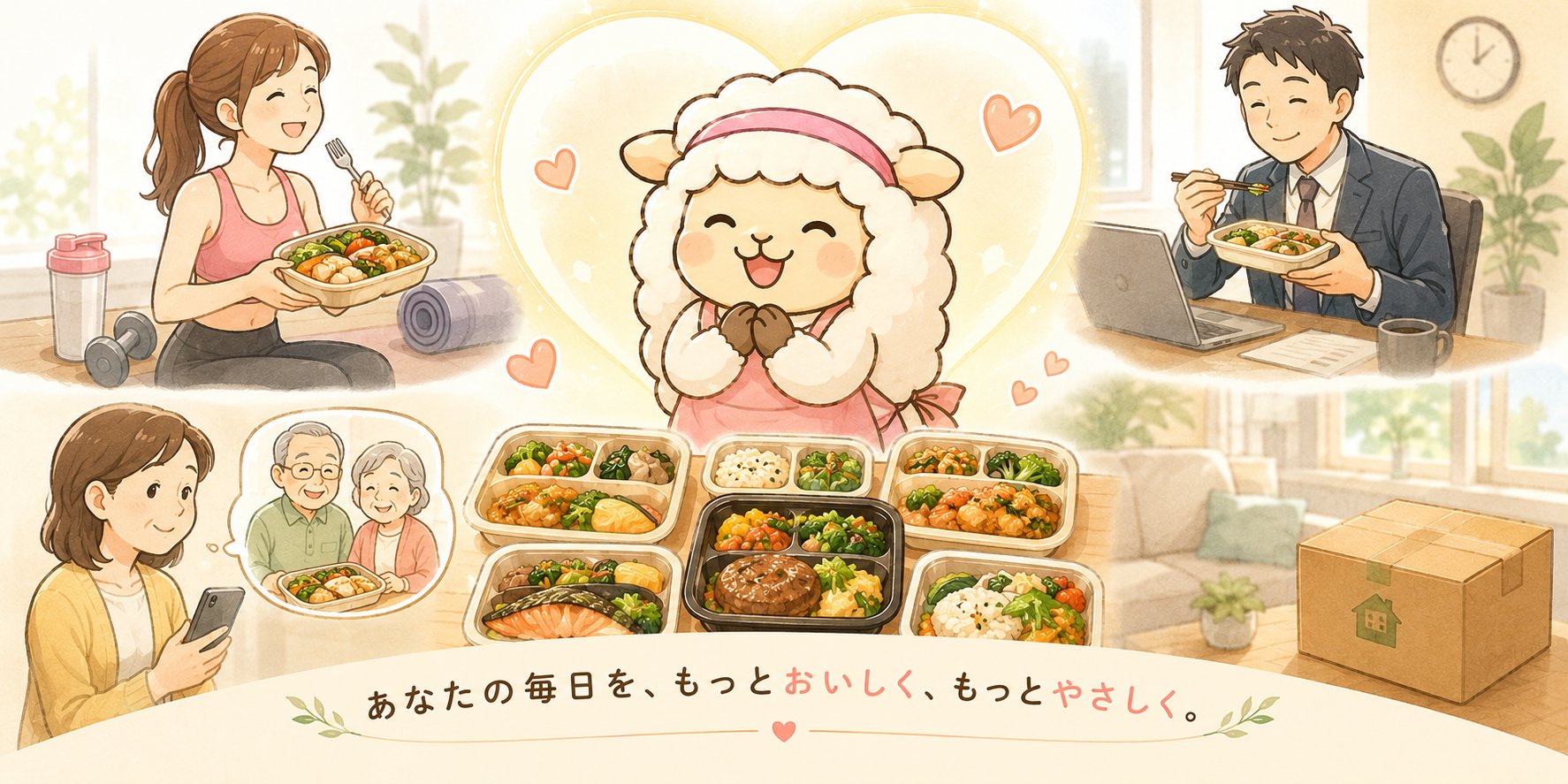 あなたの毎日を、もっとおいしく、もっとやさしく。